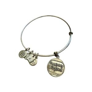 Alex and Ani Silver Completely Blessed Charm Bracelet